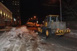 В Оренбурге продолжается уборка снега